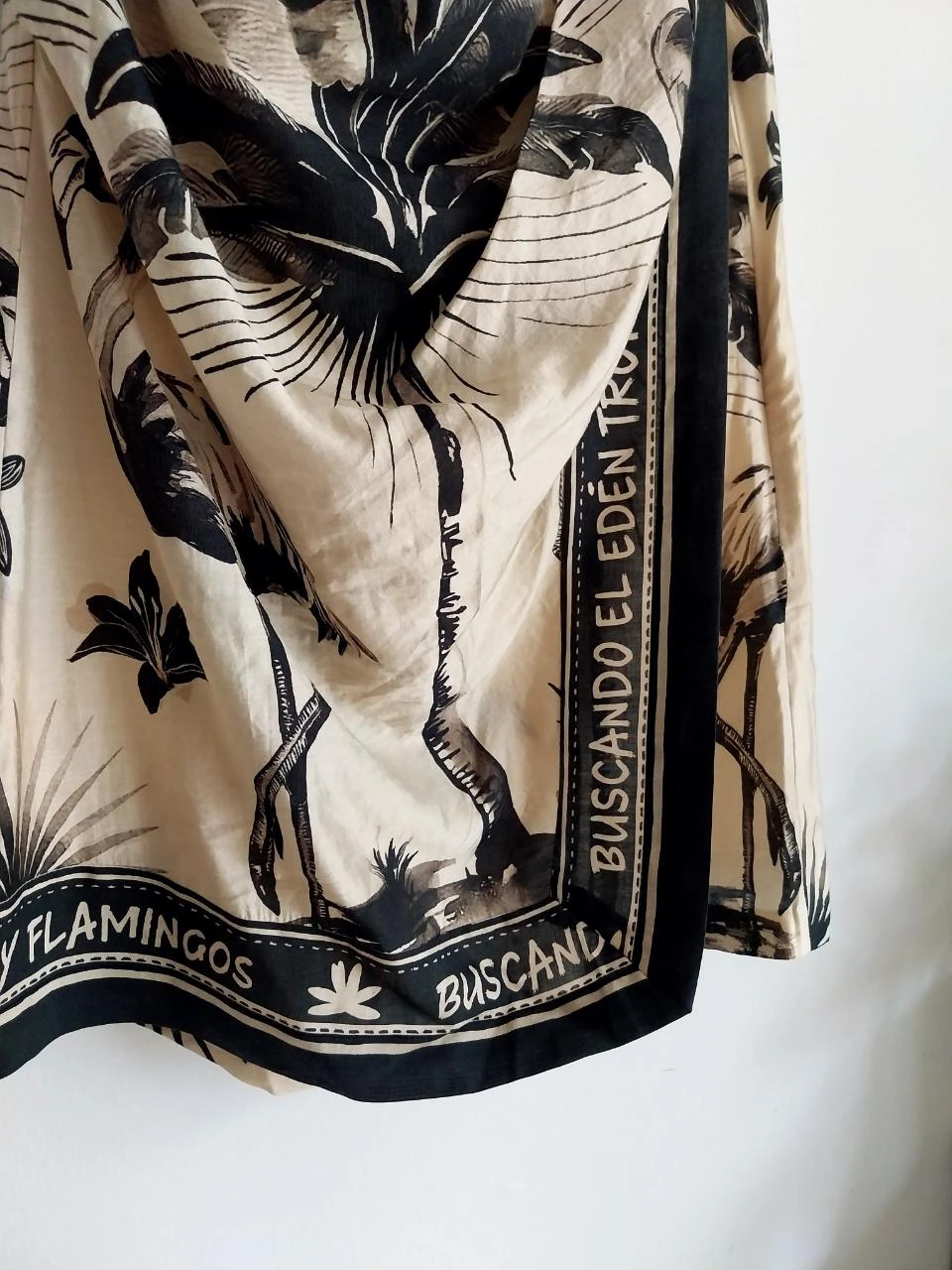 Top habillé drapé imprimé exotique H&M Taille 36 neuf – photo 5